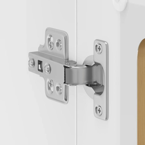 SZAFKA ŚCIENNA KUCHENNA ZE SZKLANYMI DRZWIAMI DĄB RZEMIEŚLNICZY