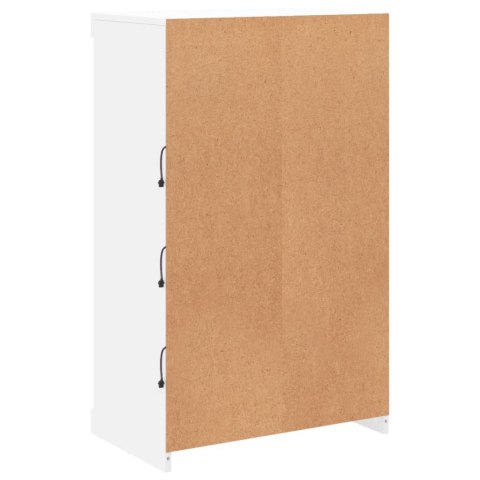 SZAFKA Z OŚWIETLENIEM LED BIAŁA 60,5X37X100CM