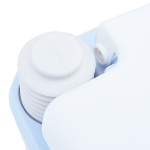 TOALETA PRZENOŚNA NIEBIESKA I BIAŁA PLASTIK 20 L