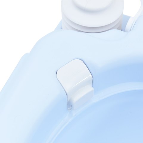 TOALETA PRZENOŚNA NIEBIESKA I BIAŁA PLASTIK 20 L