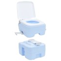 TOALETA PRZENOŚNA NIEBIESKA I BIAŁA PLASTIK 20 L