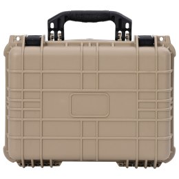 WALIZKA OCHRONNA TWARDA OBUDOWA KUFER PIASKOWY 40,5X33X17,5CM WODOODPORNA