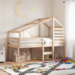 DASZEK DO ŁÓŻKA DZIECIĘCEGO 188X97X113CM LITE DREWNO SOSNOWE