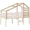 DASZEK DO ŁÓŻKA DZIECIĘCEGO 188X97X113CM LITE DREWNO SOSNOWE