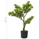 SZTUCZNE BONSAI Z SOSNY Z DONICZKĄ 60CM ZIELONE