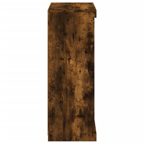 SZAFKA Z OŚWIETLENIEM LED PRZYDYMIONY DĄB 60,5X37X100CM