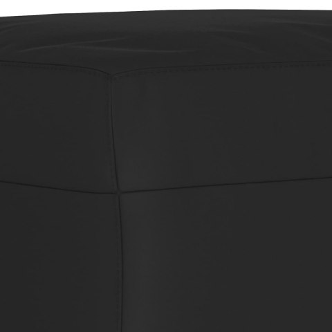 VidaXL Podnóżek, czarny, 70x55x41 cm, tapicerowany mikrofibrą