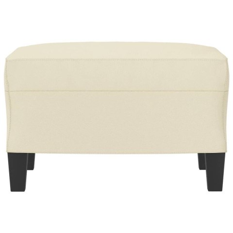 PODNÓŻEK KREMOWY 60X50X41CM SZTUCZNA SKÓRA