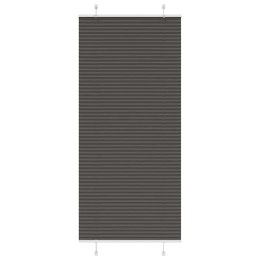 ROLETA PLISOWANA CZARNA 100X200CM SZEROKOŚĆ TKANINY 99,4CM