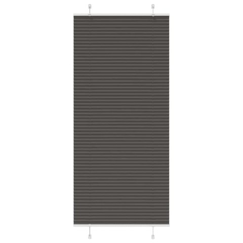 ROLETA PLISOWANA CZARNA 100X200CM SZEROKOŚĆ TKANINY 99,4CM