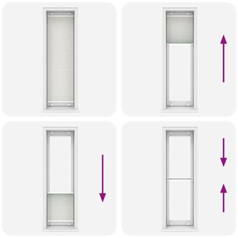 ROLETA PLISOWANA JASNOSZARA 60X200CM SZEROKOŚĆ TKANINY 59,4CM
