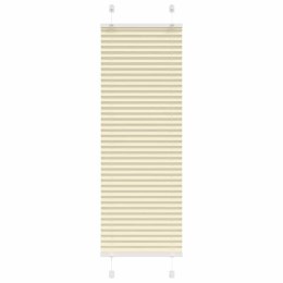 ROLETA PLISOWANA KREMOWA 40X150CM SZEROKOŚĆ TKANINY 39,4CM