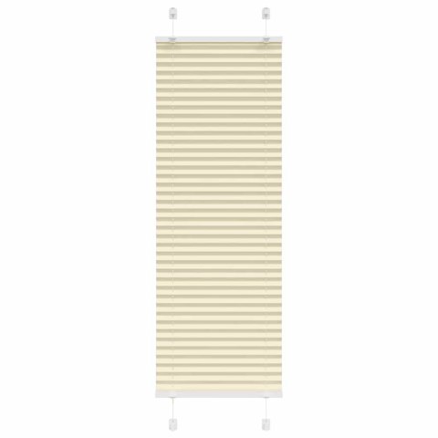 ROLETA PLISOWANA KREMOWA 40X150CM SZEROKOŚĆ TKANINY 39,4CM