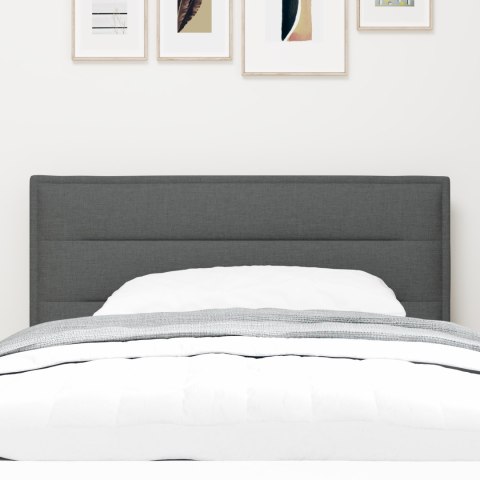 HEADBOARD LED LINIA DESIGN CIEMNOSZARY 90CM TKANINA