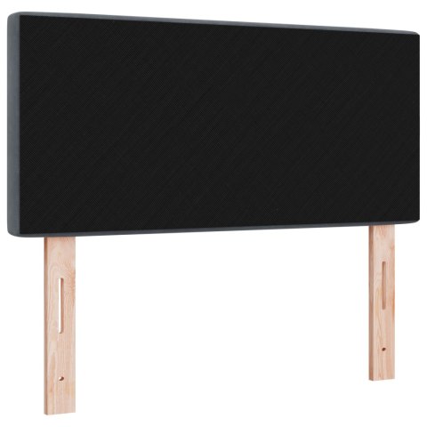 LED WEZGŁOWIE Z KRYSZTAŁOWYMI GUZIKAMI CIEMNOSZARE 90CM WELUR