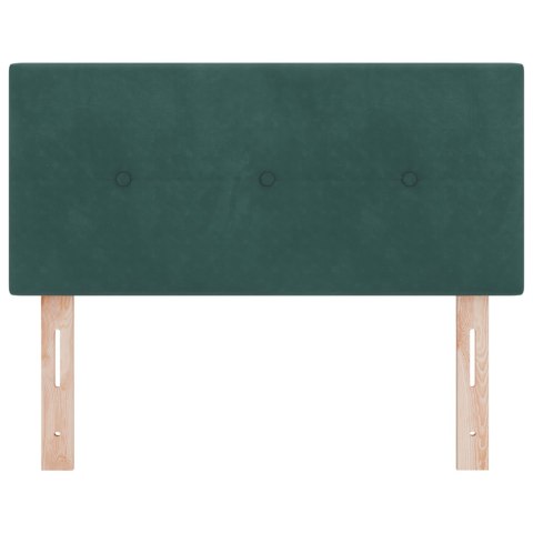 LED ZAGŁÓWEK GUZIKOWY CIEMNOZIELONY 90CM AKSAMIT