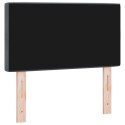 LED ZAGŁÓWEK Z KRYSZTAŁOWYMI GUZIKAMI CIEMNOSZARY 80CM WELWET