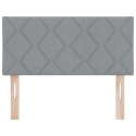 PODSTAWKA LED WZÓR DIAMENTOWYCH BLOKÓW JASNOSZARA 90CM TKANINA