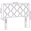 PODSTAWKA LED WZÓR DIAMENTOWYCH BLOKÓW JASNOSZARA 90CM TKANINA