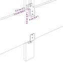 PODSTAWKA LED WZÓR DIAMENTOWYCH BLOKÓW JASNOSZARA 90CM TKANINA