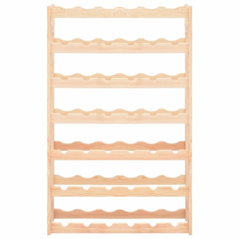 STOJAK NA 42 BUTELKI WINA DREWNO SOSNOWE