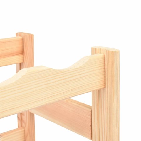 STOJAK NA 42 BUTELKI WINA DREWNO SOSNOWE