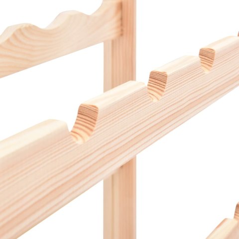 STOJAK NA 42 BUTELKI WINA DREWNO SOSNOWE