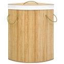 BAMBUSOWY KOSZ NA PRANIE NAROŻNY 60 L