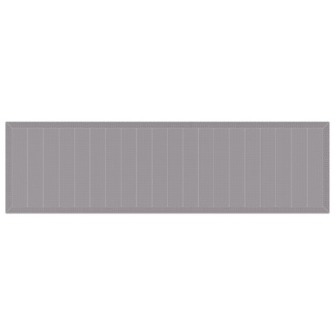 15-ELEMENTOWY ZESTAW OBIADOWY OGRODOWY Z PODUSZKAMI JASNOSZARY POLIRATTAN