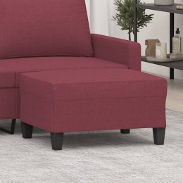 PODNÓŻEK CZERWIEŃ WINNA 70X55X41CM TAPICEROWANY TKANINĄ