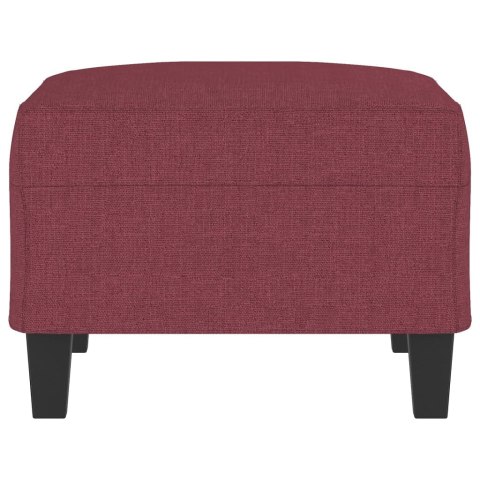 PODNÓŻEK CZERWIEŃ WINNA 70X55X41CM TAPICEROWANY TKANINĄ