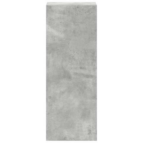 REGAŁ NA KSIĄŻKI SZAROŚĆ BETONU 30X30X80CM