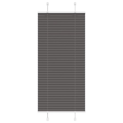 ROLETA PLISOWANA CZARNA 55X150CM SZEROKOŚĆ TKANINY 54,4CM