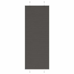 ROLETA PLISOWANA CZARNA 75X200CM SZEROKOŚĆ TKANINY 74,4CM