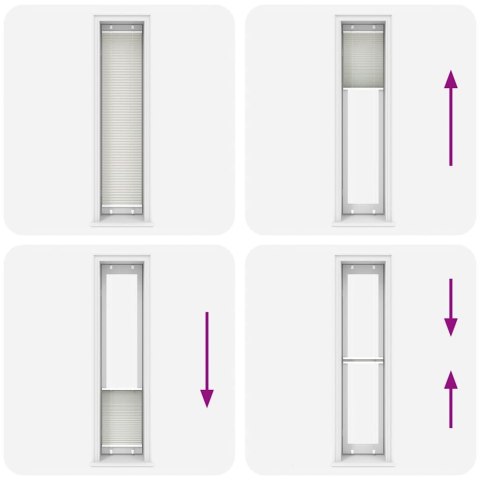 ROLETA PLISOWANA JASNOSZARA 50X200CM SZEROKOŚĆ TKANINY 49,4CM
