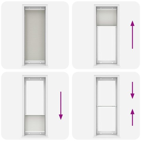 ROLETA PLISOWANA JASNOSZARA 70X200CM SZEROKOŚĆ TKANINY 69,4CM