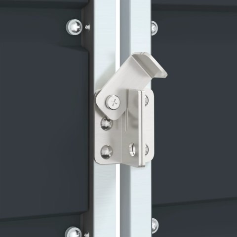 OBUDOWA NA KOSZ NA ŚMIECI POTRÓJNA ANTRACYT 216X81X115CM