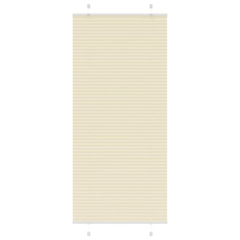 ROLETA PLISOWANA KREMOWA 85X200CM SZEROKOŚĆ TKANINY 84,4CM