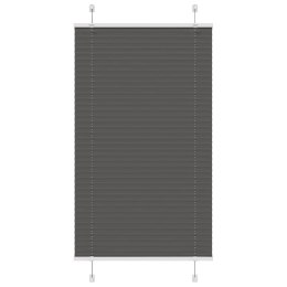 ROLETA PLISOWANA CZARNA 70X100CM SZEROKOŚĆ TKANINY 69,4CM