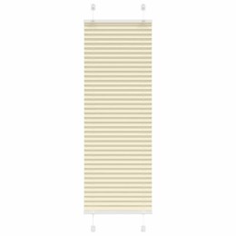 ROLETA PLISOWANA KREMOWA 45X100CM SZEROKOŚĆ TKANINY 44,4CM