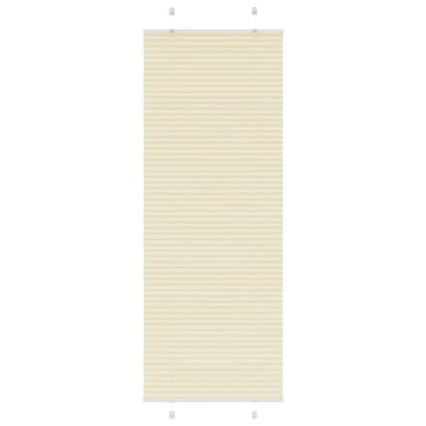 ROLETA PLISOWANA KREMOWA 80X200CM SZEROKOŚĆ TKANINY 79,4CM