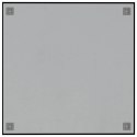 VidaXL Ścienna tablica magnetyczna, czarna, 60x60 cm, szkło hartowane