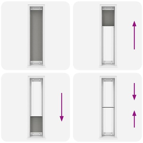 ROLETA PLISOWANA CZARNA 50X200CM SZEROKOŚĆ TKANINY 49,4CM