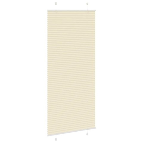 ROLETA PLISOWANA KREMOWA 90X200CM SZEROKOŚĆ TKANINY 89,4CM