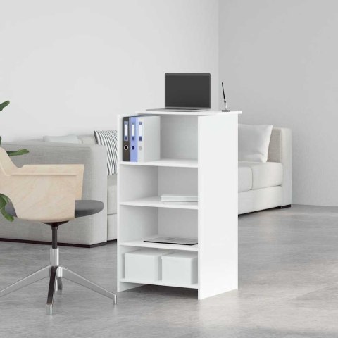 BIURKO RECEPCYJNE BIAŁE 55X50X103,5CM