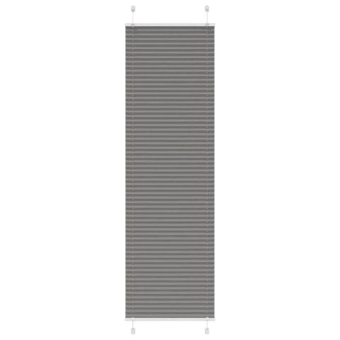 ROLETA PLISOWANA ANTRACYTOWA 55X200CM SZEROKOŚĆ TKANINY 54,4CM