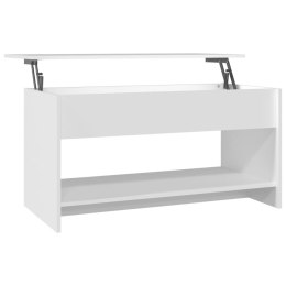 STOLIK KAWOWY BIAŁY 102X50X52,5CM