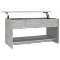 STOLIK KAWOWY SZAROŚĆ BETONU 102X50X52,5CM