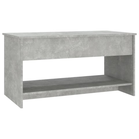 STOLIK KAWOWY SZAROŚĆ BETONU 102X50X52,5CM