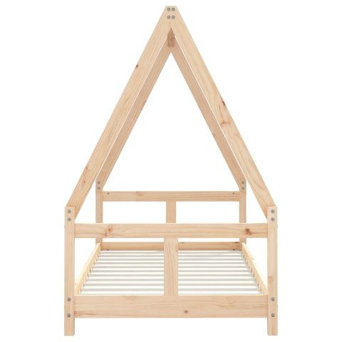 RAMA ŁÓŻKA DZIECIĘCEGO 80X160CM DREWNO SOSNOWE